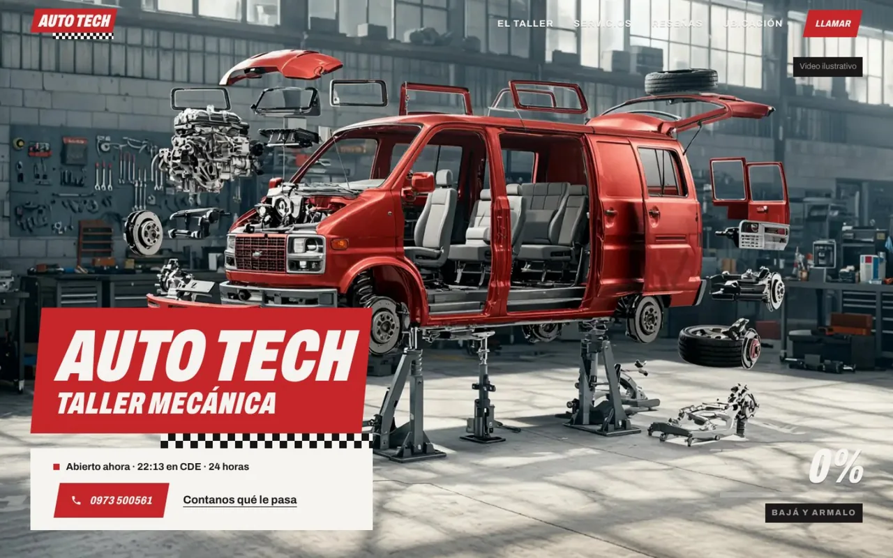 Auto Tech website