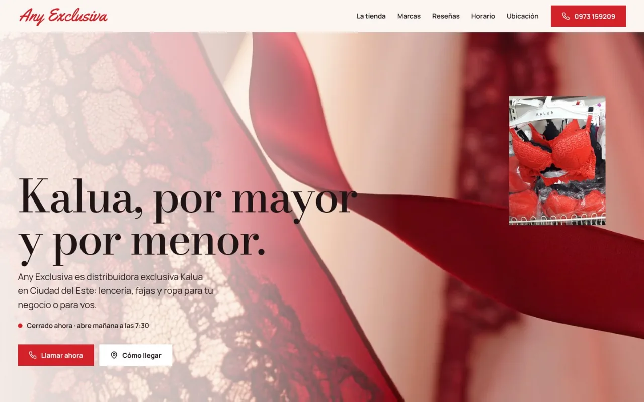 Any Exclusiva website