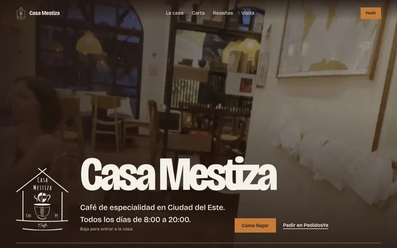 Casa Mestiza website